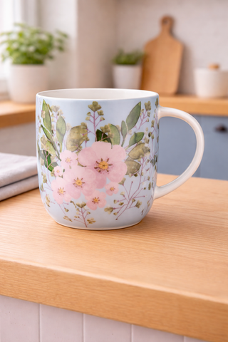 Tasse Bouquet – bleue