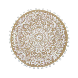 Napperon mandala blanc