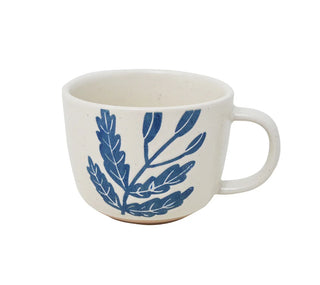 Petite tasse fleurs bleues