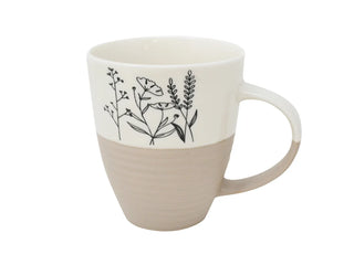 Tasse fleurs nude