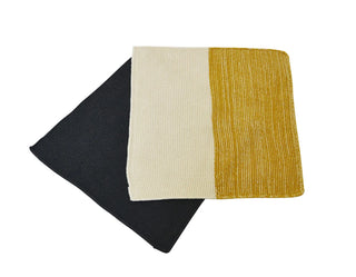 Duo de torchons Ocre & Gris