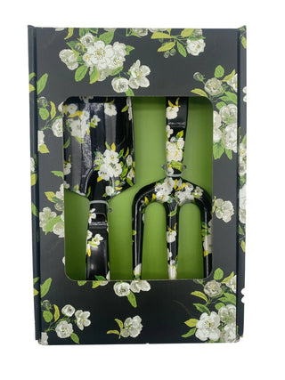 OUTILS JARDIN FLEURI NOIR