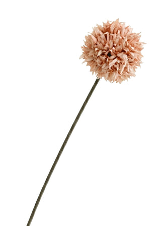 Tige de fleur pompon artificielle – Rose automnal