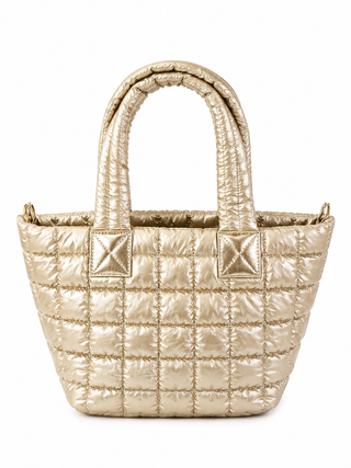 Sac matelassé métallisé