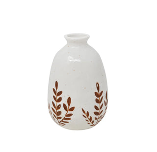 Vase gravure fleurs