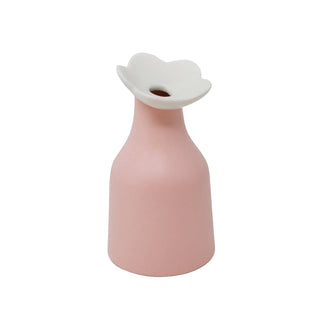 Vase fleur rose