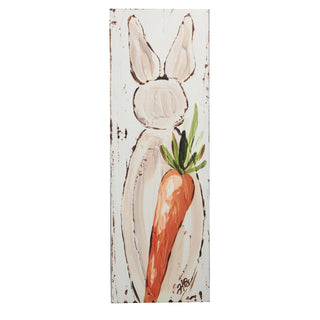 Toile décorative – Lapin avec carotte