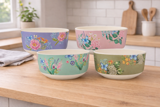 ENSEMBLE DE 4 BOLS BOTANICA