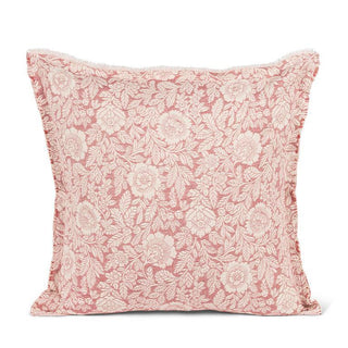 Coussin floral – Rose