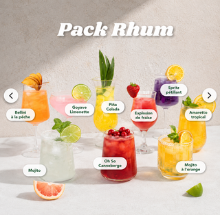 Pack de Rhum – 9 bombes cocktail