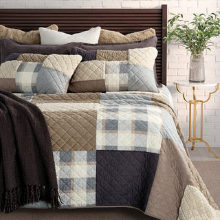 Courtepointe patchwork Alpine