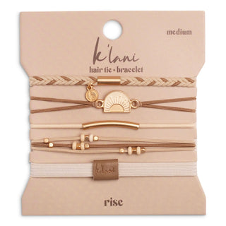 ENSEMBLE ÉLASTIQUES À CHEVEUX & BRACELETS – RISE