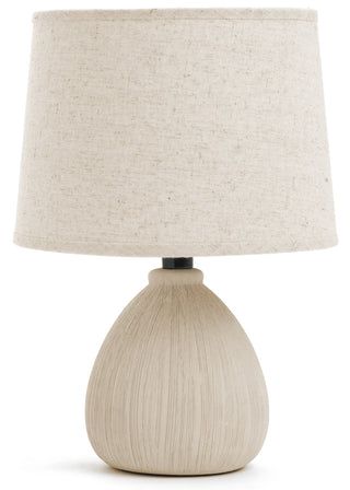 Lampe de table – Céramique grège