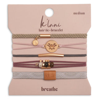 Ensemble Breathe – Bracelets élastiques pour cheveux