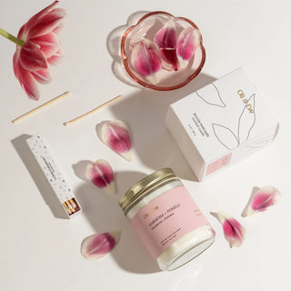 Bougie Gardénia + pomélo