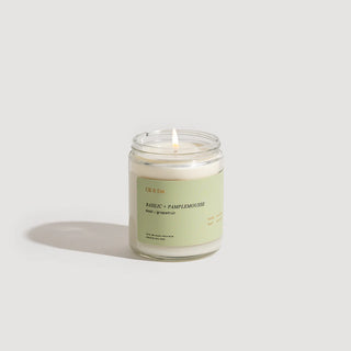 Bougie Basilic + pamplemousse