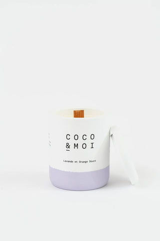 Bougies Lavande et Orange douce