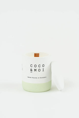 Bougies Menthe poivrée et Eucalyptus