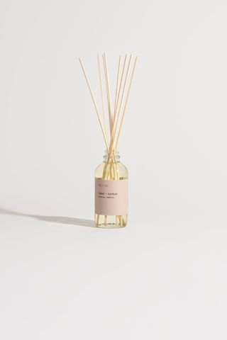 Diffuseur à roseaux - Tabac + safran