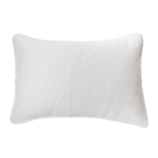 Cache oreiller décoratif blanc Contemporain