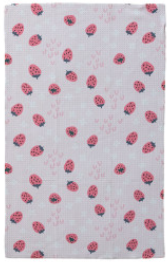 Serviette à café en microfibre recyclée imprimée avec fruit/flo
