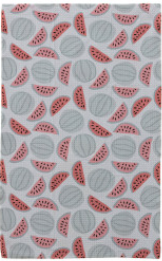 Serviette à café en microfibre recyclée imprimée avec fruit/flo
