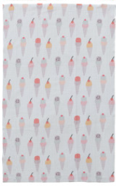 Serviette à café en microfibre recyclée imprimée avec fruit/flo