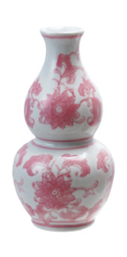 Vase en grès décoratif – motif floral