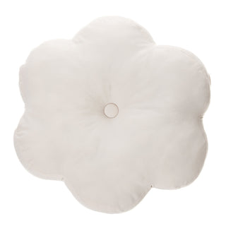 Coussin crème en forme de fleur Atelier