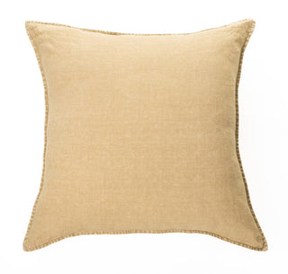 Coussin décoratif sable Linen Stone Wash