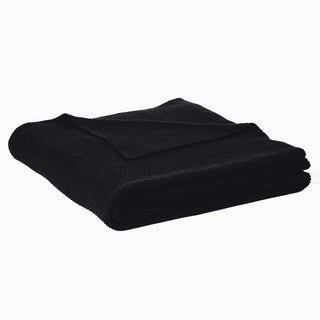 Couverture en tricot noir Charly