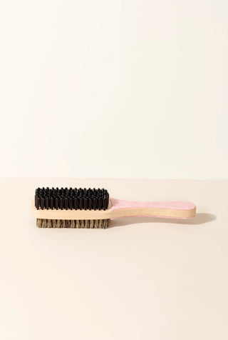 Brosse lissante double face