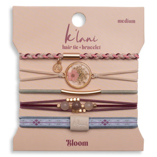 Ensemble Bloom – Bracelets élastiques pour cheveux