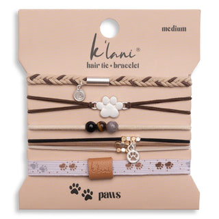 Ensemble Paws – Bracelets élastiques pour cheveux
