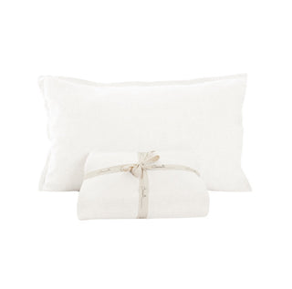 Ensemble de draps en lin blanc Linen