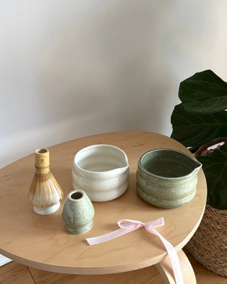 Ensemble à matcha