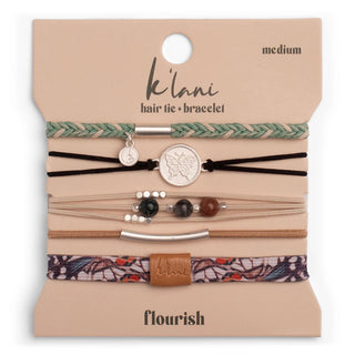 Ensemble Flourish – Bracelets élastiques pour cheveux