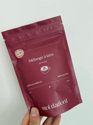 Mélange à chaï latte à la vanille