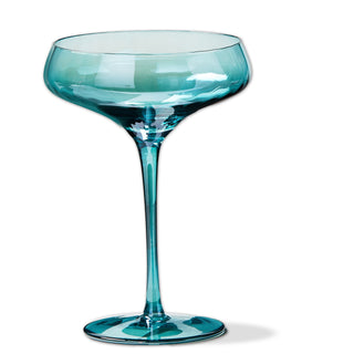 Coupe à cocktail – effet irisé turquoise
