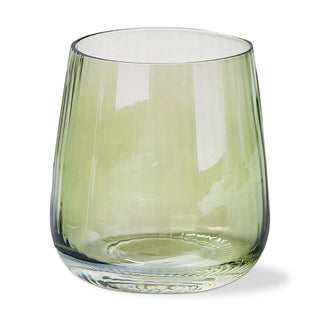 Verre à vin  – effet irisé vert