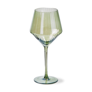 Coupe à vin – effet irisé vert