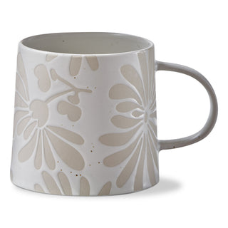 Tasse Fiora – Motif floral en relief