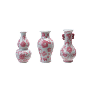 Vase en grès décoratif – motif floral