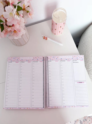 Agenda planificateur non daté – Lavande