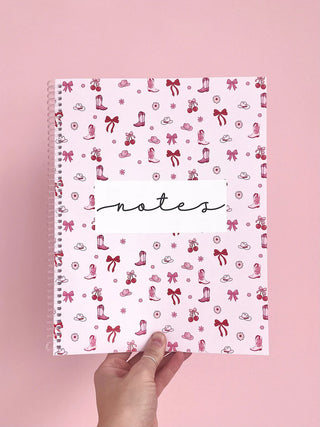 Cahier de notes – Cowgirl rose