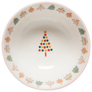 Ensemble de 4 bols de Noël – Sapins colorés