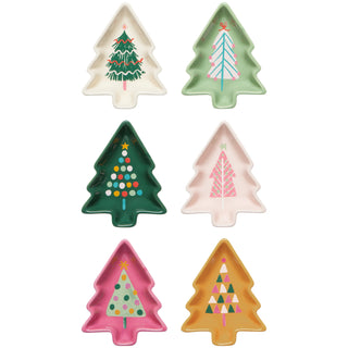 Ensemble de 6 coupelles en forme de sapin