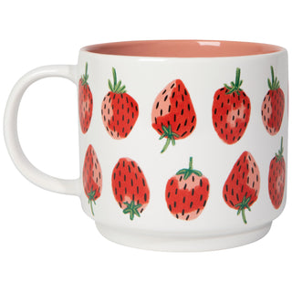 Ensemble tasse et bas – Fraises