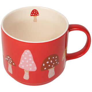 Ensemble cocooning tasse et bas – Champignons