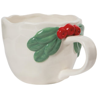 Tasse de Noël avec gui